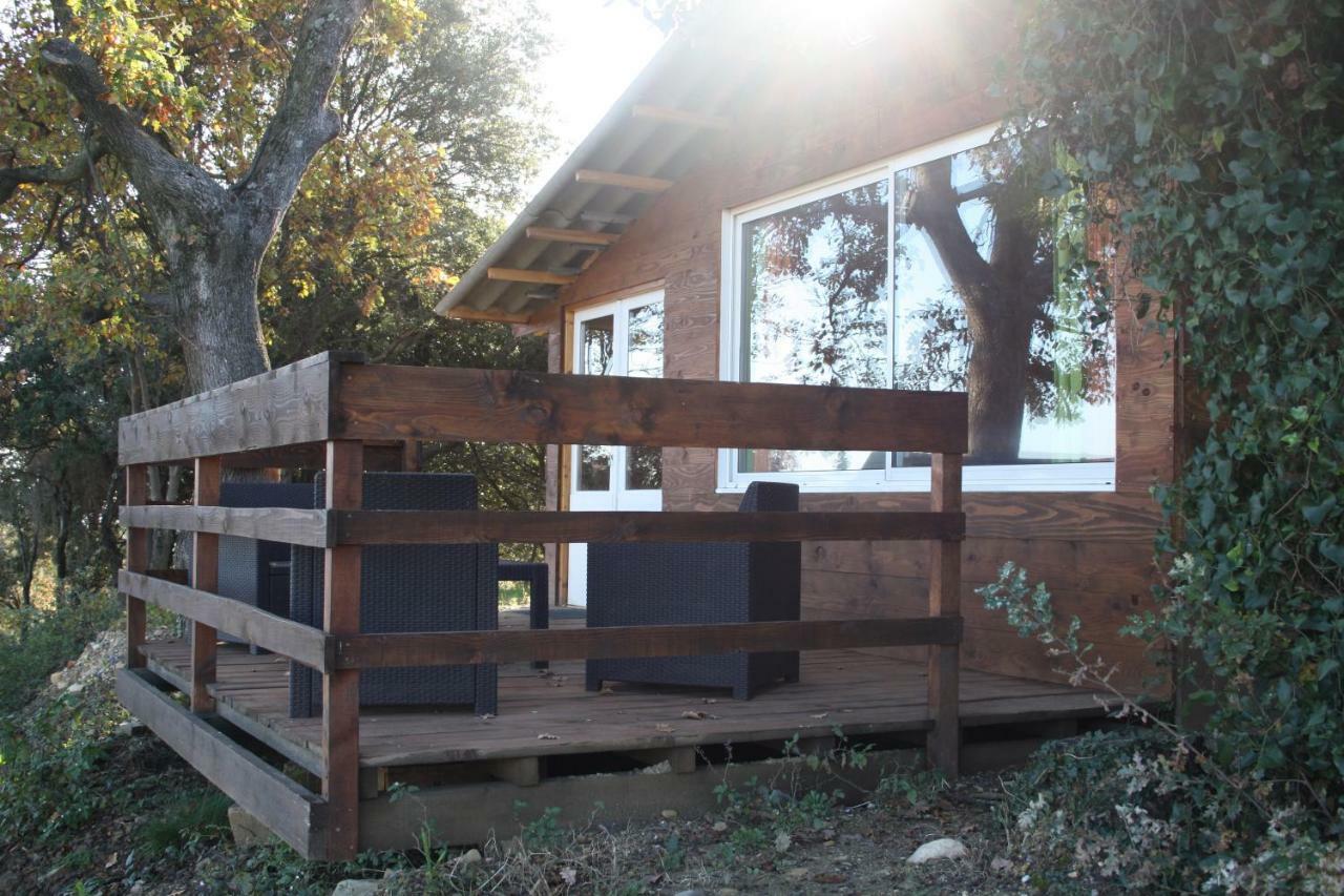 Les Chalets En Cevennes Saint-Christol-les-Ales Ngoại thất bức ảnh