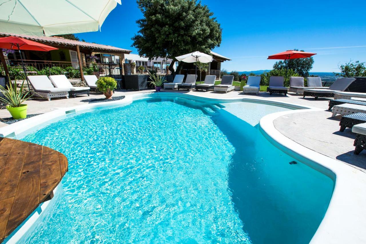 Les Chalets En Cevennes Saint-Christol-les-Ales Ngoại thất bức ảnh